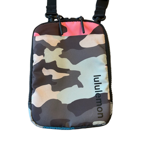 Lululemon Small Crossbody Bag, Colourful Camouflage Print
